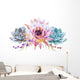 Watercolor Lotus Wall Decal