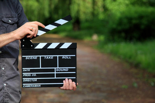 Clapperboard Hand Wall Decal
