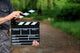 Clapperboard Hand Wall Decal