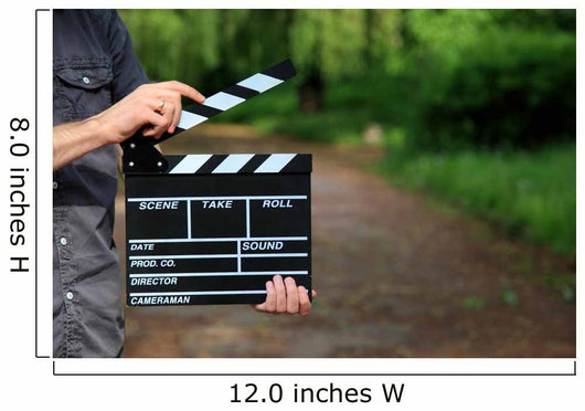 Clapperboard Hand Wall Decal