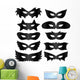 Mardi Gras Masks Wall Decal Sticker Set