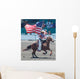 Cowgirl Flag Wall Decal