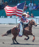 Cowgirl Flag Wall Decal