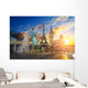 Monuments World Wall Decal