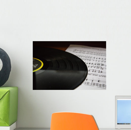 Vinyl Sheet Music Wall Decal