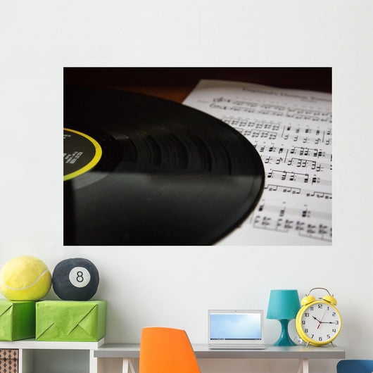 Vinyl Sheet Music Wall Decal