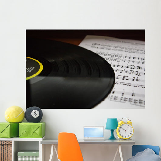 Vinyl Sheet Music Wall Decal