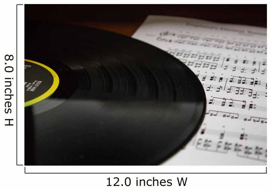Vinyl Sheet Music Wall Decal