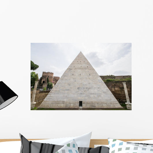 Piramide Di Caio Cestio Wall Decal