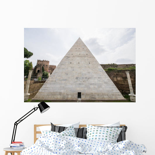 Piramide Di Caio Cestio Wall Decal