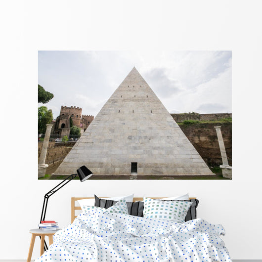 Piramide Di Caio Cestio Wall Decal