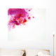 Abstract with Flower and Wall Decal