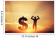 Man Jumping for Joy Wall Decal