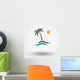 Palm and Sun Wall Decal