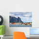 Scenic Town Reine Village Wall Decal