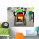 Kinder-rollstuhl Mit Deutschland-farben Wall Decal
