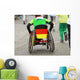 Kinder-rollstuhl Mit Deutschland-farben Wall Decal