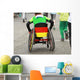 Kinder-rollstuhl Mit Deutschland-farben Wall Decal