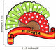 Spanish Fans Wall Decal