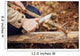 Girl Cuts Stick Knife Wall Decal
