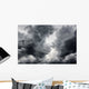 Dramatic Storm Clouds Wall Decal