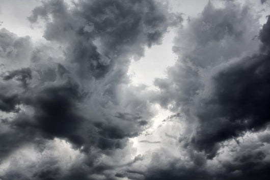 Dramatic Storm Clouds Wall Decal