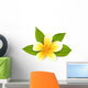 Frangipani with Leaves Exotic Wall Decal