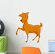 cute deer cartoon Wall Decal
