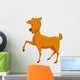 cute deer cartoon Wall Decal