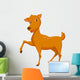 cute deer cartoon Wall Decal