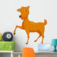 cute deer cartoon Wall Decal