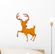 cute deer cartoon Wall Decal