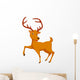 cute deer cartoon Wall Decal