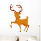 cute deer cartoon Wall Decal