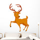 cute deer cartoon Wall Decal