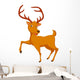 cute deer cartoon Wall Decal
