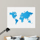 World Map Illustration Wall Decal