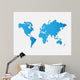 World Map Illustration Wall Decal