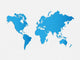 World Map Illustration Wall Decal