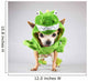 Cute Chihuahua Dressed up Wall Decal