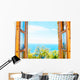 Window with Sea Wall Decal