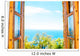 Window with Sea Wall Decal