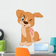 Young Pit Bull Puppy Wall Decal