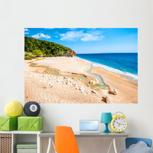 Gjipe beach Wall Mural
