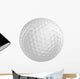 Golf ball 3D render isolated on a white background Wall Decal