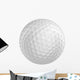 Golf ball 3D render isolated on a white background Wall Decal