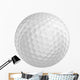 Golf ball 3D render isolated on a white background Wall Decal