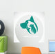 Vector Image Dog Cat Wall Decal