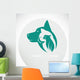 Vector Image Dog Cat Wall Decal