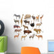 Africa Animals Wall Stickers Wall Decal